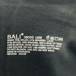 Bali Passion Black Firm Control Bodysuit 36DDD Cooling Mesh Underwire NWT