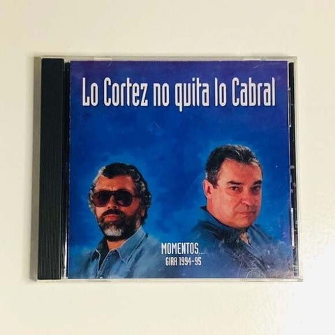 Rare! CD Lo Cortez No Quita Lo Cabral - Momentos... Gira 1994-95