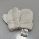 Winter White Pink Plush Mittens Baby Girl Mittens Funny Rabbit Design Mittens