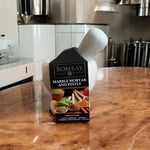 Bombay Natural White Marble Mortar Pestle Set 4" Spice Herb Grinder Kitchen Tool