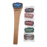Deep Eddy Vodka Austin TX Wood Tap Handle with 5 Magnetic Flavor Plates New
