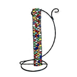 Handmade Colorful Beaded Headband Elastic Multicolor Artisan Hair Accessory Boho
