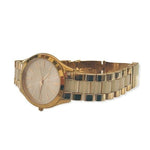 MICHAEL KORS Slim Runway Women's Watch Rose Gold Stainless Steel Colorblock Band