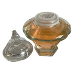Rare Vintage AVON Roses Roses Cologne Gelée 4oz Jar Clear Glass Decanter New