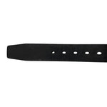STACY ADAMS Black Genuine Leather Brown Solid Brass Square Buckle Dress Belt 44