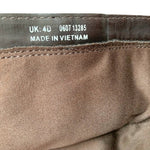 Clarks Women’s Brown Leather Riding Boots Zip Side Flat Size 6