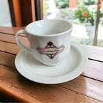 Coffee House 25th Anniversary Cup Saucer Set Japanese Souvenir Japan Import NIB