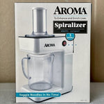 Aroma Electric Spiralizer Vegetable Noodle Maker Zoodle Slicer Cutter NIB
