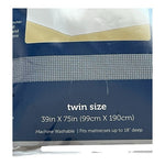 AllerEase Complete Allergy Protection Mattress Pad Twin White Cotton Quilted NIP