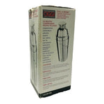 OGGI Dial A Drink Stainless Steel Cocktail Shaker 34oz With Recipes NIB
