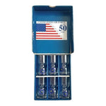 Vintage Thomas Schnaps Shot Glass Set US Air Force 50 Years 1947-1997 NIB 6pc
