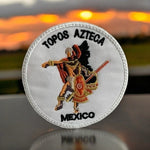 New Topos Azteca Mexico Embroidered Thread Patch Chevron 3" Collectible
