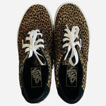 VANS Leopard Print White Brown Unisex Skate Sneakers Men’s Size 5