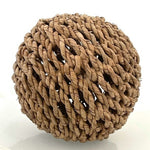 Rattan Rope Ball 9" Natural Sphere Rustic Boho Home Decor Accent Organic VG