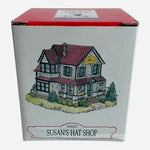 1997 Liberty Falls Susan's Hat Shop Figurine 3" Miniature Building NIB