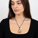 Raw Citrine Crystal Pendant Necklace Natural Healing Stone Energy Amulet VG