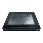 Americanflat Black Picture Frame Set 2 Silver Trim Wall/ Table Top Photo Display