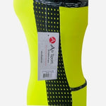 Alii Sport Women's Lemon Citron Black Athletic Tank M Mesh Bra UV Protection NWT