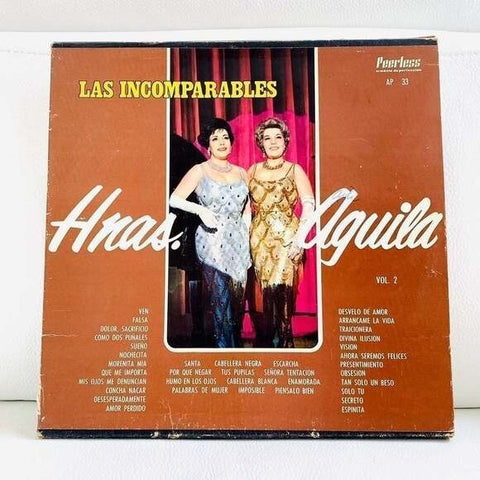 LP Las Incomparables Hermanas Aguila Vinyl Record