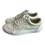 VANS Old Skool Reissue White Leather Sneakers Sport Skateboarding Sneakers Shoes
