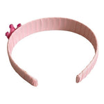 Pink Fancy Rhinestone Crown Headband Hair Band Accessory Handmade NWOT