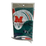 Miami Dolphins 2-Sided Embroidered Applique Banner Flag 28"x40" NFL NWT