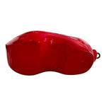 Dutch Wooden Shoe Piggy Bank Red Lacquer Amsterdam Tulips Holland Souvenir Clog
