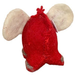 Handmade Wool Elephant Snowflake Christmas Tabletop Decoration 3x4x3 Nepal VG
