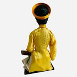 Vintage Vietnamese Girl Doll 10" National Costume Handmade Artisan Ao Dai VG