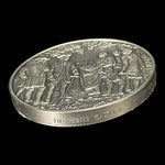 Franklin Mint History of Colonial America Pewter Medal Founding of Savannah VG