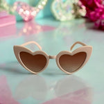 Heart Shaped Sunglasses Cute Fashion Eyewear with Pouch New