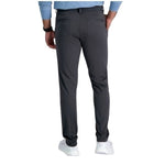 HAGGAR H26 Grey Slim Fit 4-Way Stretch Super Flex Waistband Dress Pants Sz 30x30