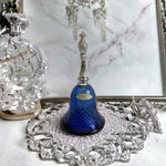 Vintage AVON Roses Roses Cologne Blue Hospitality Bell Perfume Bottle Pineapple