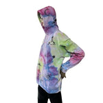 Women's Hoodie Large Graffiti Tie Dye Multicolor Sweatshirt Long Sleeve Pullover
