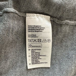 H&M Women's Light Grey Pullover Sweater Size M Crew Neck Drop Shoulder Casual VG