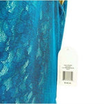 Jessica Simpson Women's Turquoise Lace Cocktail Dress 8 V-Back Fit Flare NWT