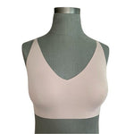 TRUE & Co. Lace Racerback Bralette Dusty Rose Seamless Athletic Bra Size S