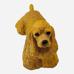 Dog Mate Cocker Spaniel Puppy Figurine 1988 Ceramic 4.5" Vintage UDC Dog Statue