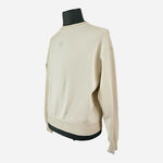 Ninth Hall Fundamentals Men's Cream Crewneck Sweatshirt S Organic Cotton VG