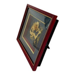 Gold Dragon 3D Framed Inlay Wall Tabletop Decor Chinese Art Feng Shui VG