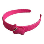 Pink Fancy Rhinestone Doggie Headband Hair Band Accessory Handmade NWOT