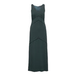 Banana Republic Women's Black Crochet Maxi Dress 6 Sleeveless Rayon Blend EXC