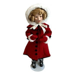 Vintage Shirley Temple Christmas Porcelain Doll Little Caroler 18” Bisque 1990