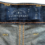 Lucky Brand 121 Heritage Slim Fit Handcrafted Jeans 29x31 Dark Blue Straight VG