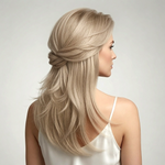 HairUWear Hairdo Clip-In Hair Extension Mid Soft Blonde Volumizer 22"