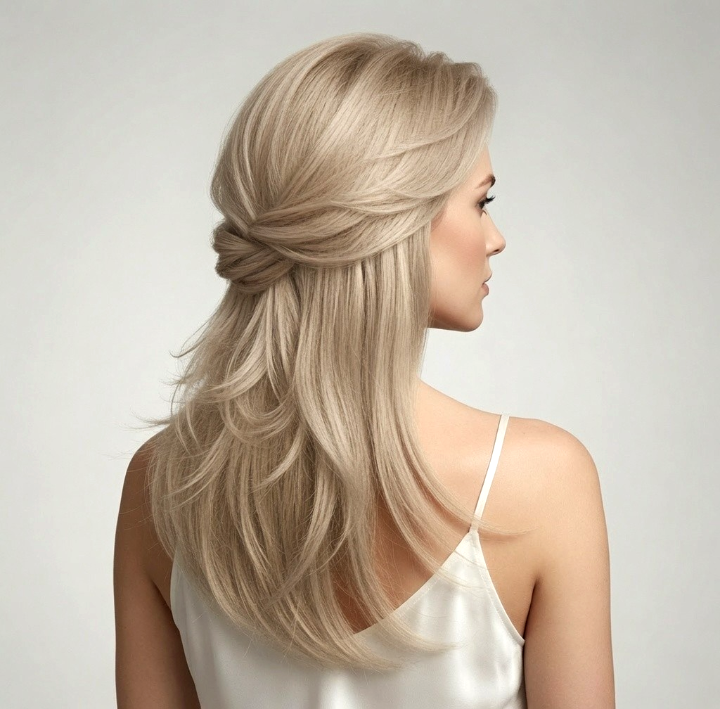 HairUWear Hairdo Clip-In Hair Extension Mid Soft Blonde Volumizer 22"