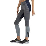 NIKE Women's Dri-FIT Mid Rise Training Compression Leggings Size S Blue Grey VG