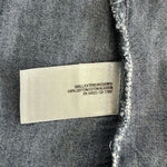 Old Navy Women's Light Blue Chambray Half Button Tunic Shirt M Long Sleeve VG