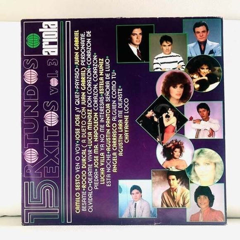 LP 15 Rotundos Exitos Ariola Vol. 3 Vinyl Record
