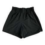 Apana Women's Black High Waist Athletic Shorts M Elastic 4.5" Inseam Pockets VG